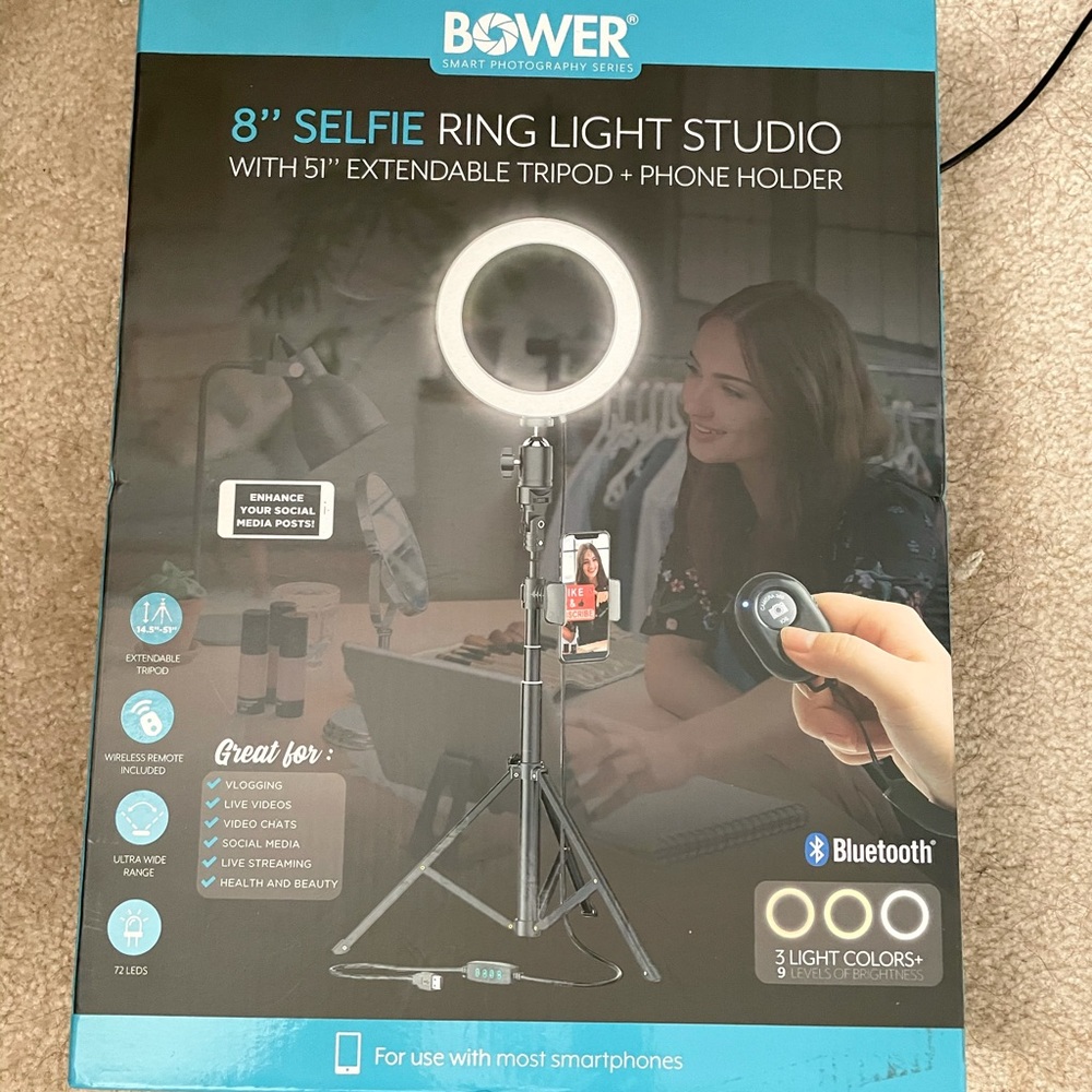 USB mini ring light